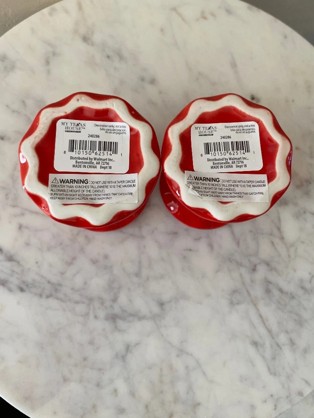** NEW ** Bundle of 2 My Texas House Red 3.25